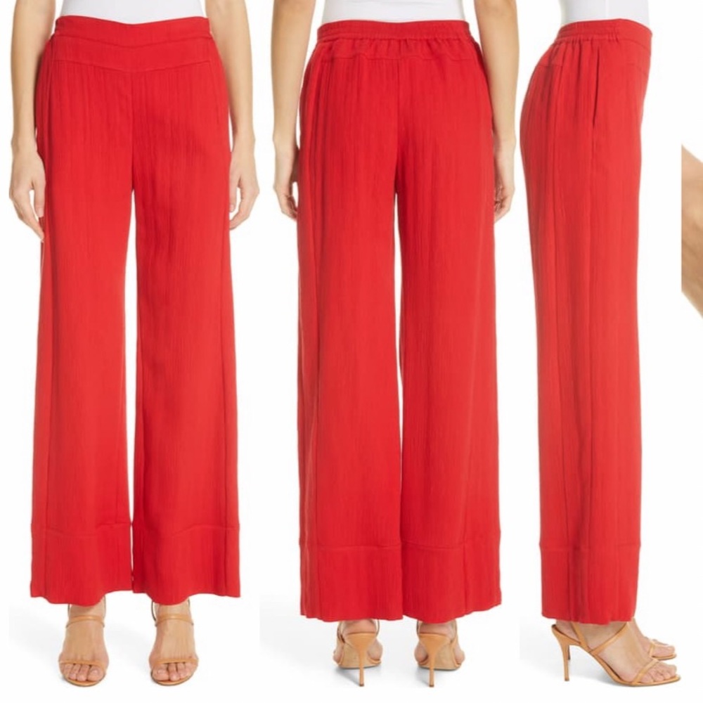 Palmer Harding red straight leg pant